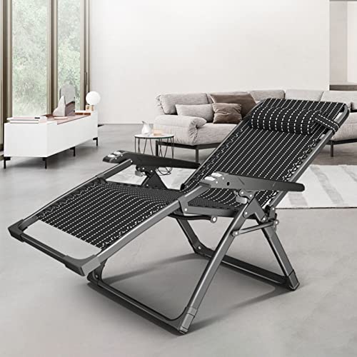 Fauteuil inclinable pliable de terrasse fauteuil de jardin réglable 70cm - 3