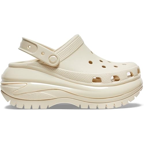 Crocs Mega Crush Clog - Unisex Clogs - Thermoplastic Upper - Adjustable Ankle-Sling - Flexible - Rubber Tread