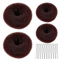Duttkissen Hair Dutt Maker Haargummi Haarnetz Dutt Haarteil Bun Haar Duttkissen Groß Haare Haarkissen BröTchen-Haartwister Haarnetz Ballett Kinder Buns Dutt Kissen Donuts Frisuren ZubehöR Haardonut