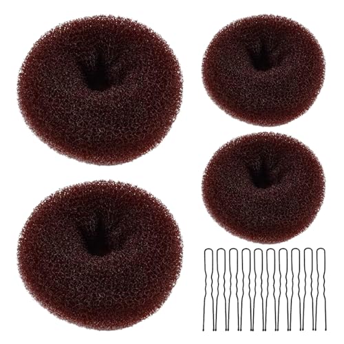 Duttkissen Hair Dutt Maker Haargummi Haarnetz Dutt Haarteil Bun Haar Duttkissen Groß Haare Haarkissen BröTchen-Haartwister Haarnetz Ballett Kinder Buns Dutt Kissen Donuts Frisuren ZubehöR Haardonut