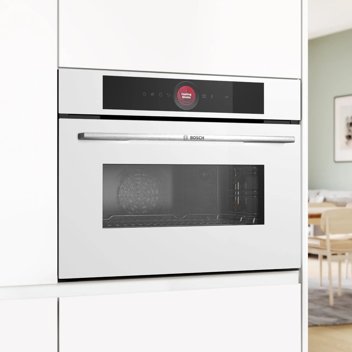 Horno Empotrado Bosch CMG7241B1 3600W 45L Blanco