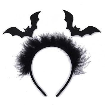 Halloween Bat Headbands Horror Bat Design Hairband for Women Halloween Party Hair Decoration Bats Hair Hoop Costume Cosplay Princess Gift Makeup Head Boppers Headwear Hallow Hair Accessories