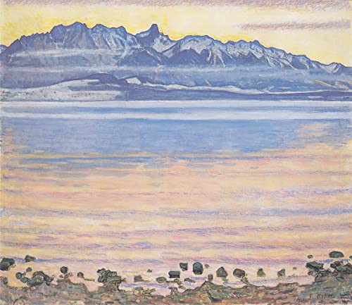 Tableau Thunersee Ferdinand Hodler décoration murale vintage chic