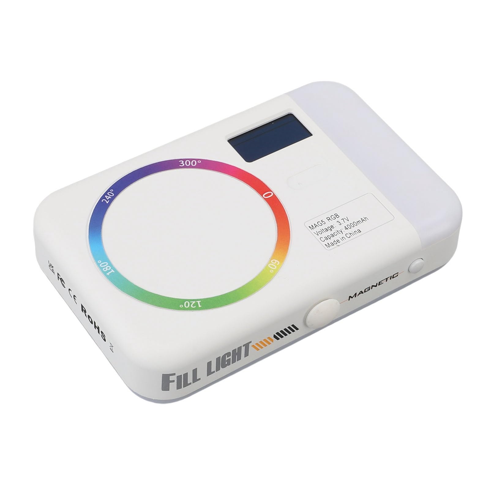 RGB Video Light Portable Magnetic LED Camera Light Panel for Live Streaming Photography