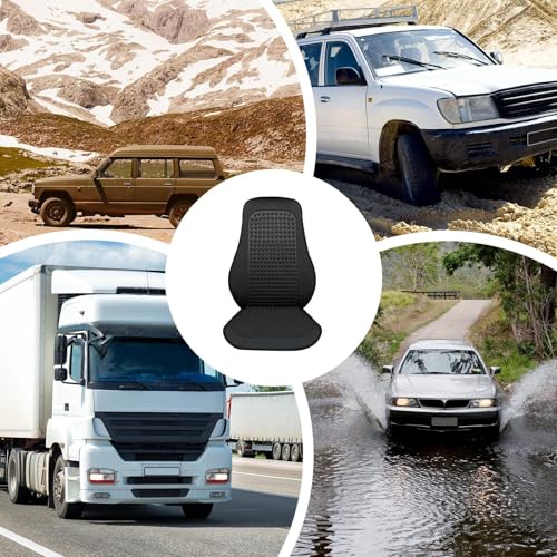 Doiyislem Cooling Car Seat Cover, Cooling Car Seat Cushion, Breathable Front Seats Coolings Air Seats Cushion, Black - Image 4