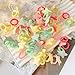 Toddler Hair Ties,30pcs Cartoon Bow,Star,Heart,Crowns Shaped with 0.78inch Rubber Band for Girls Baby,Elastic No Damage Hairs Tiny Hair Sruchies (hair tie)