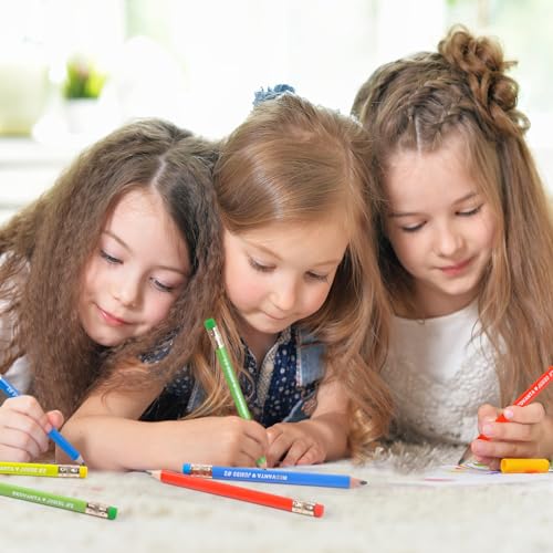 REDVANTA Jumbo HB Pre-sharpened Pencils #2 for Toddlers Preschoolers First Writing, Thick Triangular Grip Fat Pencils with Latex-Free Erasers, Break-Resistant, Back to School Supplies, 12 Count - Image 5