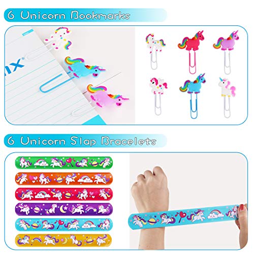 JOYUE 50 STUKS Eenhoorn Feestzakvullers, Inclusief Eenhoorn Armbanden, Eenhoorn Sleutelhangers, Tijdelijke Tatoeages… - Image 5