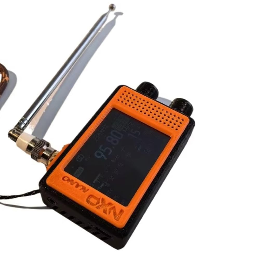 Mini Radio de Bolsillo TEF6686 Multibanda con Controlador Principal, Pantalla Táctil IPS de 2,4 Pulgadas y Receptor FM/LW/MW/SW/Air.