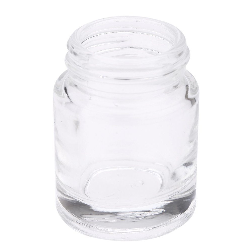 Bouteilles en Verre pour aérographe 10 pièces avec Adaptateur d'angle 30°