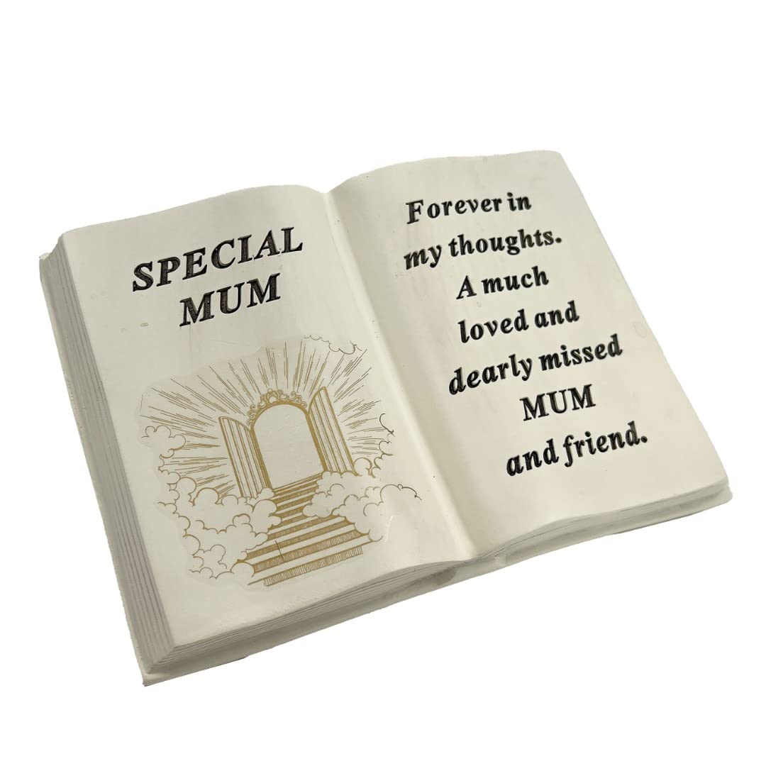 Angraves Multicoloured Special Mum Stairway To Heaven Memorial Graveside Book Plaque