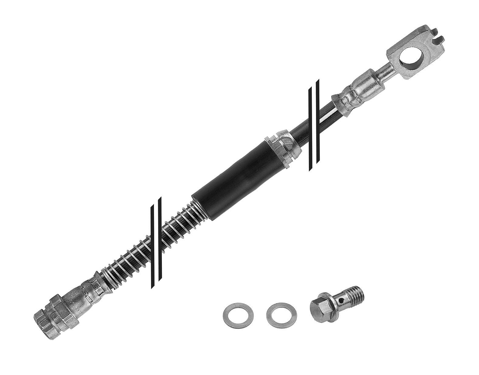 Meyle Bremsschlauch – Vorne rechts/links mit Dichtung, kompatibel mit VW/Audi/Seat/Skoda