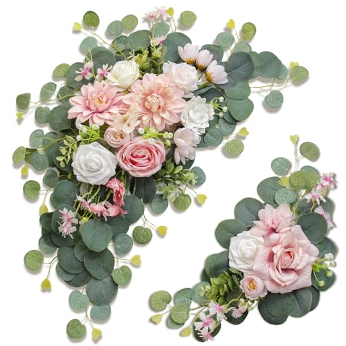 Odouzy Artificial Wedding Arch Flowers for Wedding...