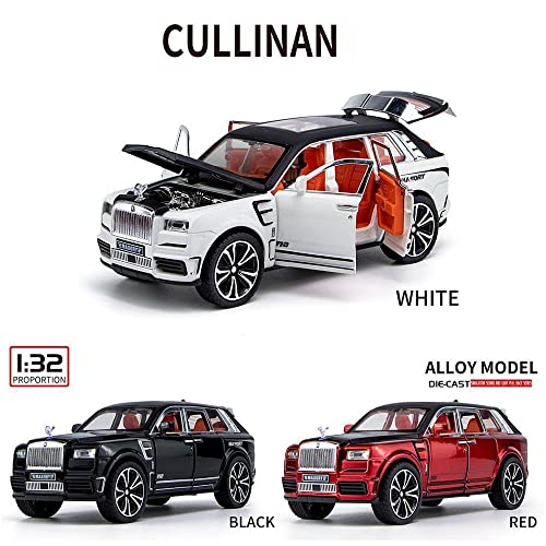 Image of DEUSON ECOM 1:32 Scale RR Cullinan Toy Car Die Cast Metal Model Cars for Kids with Light Sound Pull Back Car Toy for Boy 2 Year Above