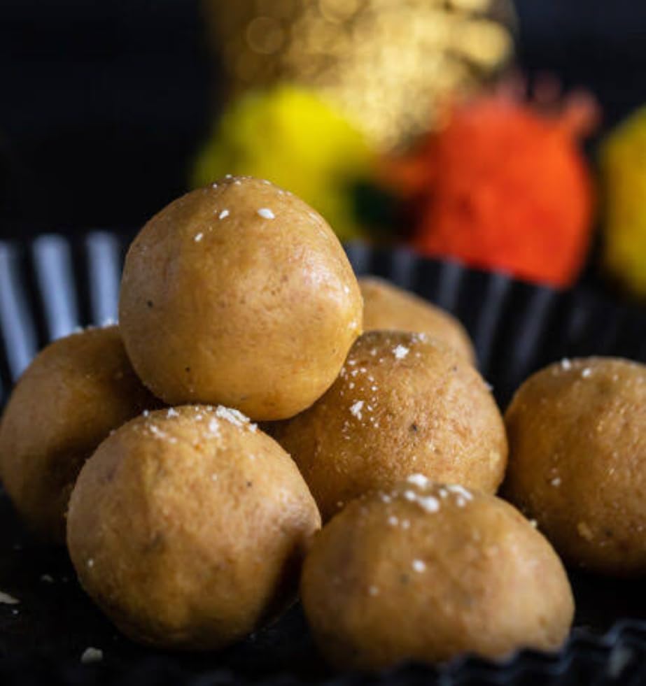 Image of HUSAINI MART| 1 piece 3 Cavity 1 no. Size Ladoo Maker Patti Mould Sancha of Plastic for 3 Ladoos Together for Diwali, Ganpati and All Festivals