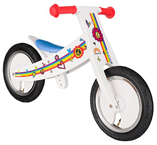 BIKESTAR Mitwachsendes Kinder Laufrad Holz Lauflernrad Kinderrad für Jungen Mädchen ab 2-4 Jahre | 12 Zoll 2 in 1 Kinderlaufrad | Weiß | Risikofrei Testen – Bild 7