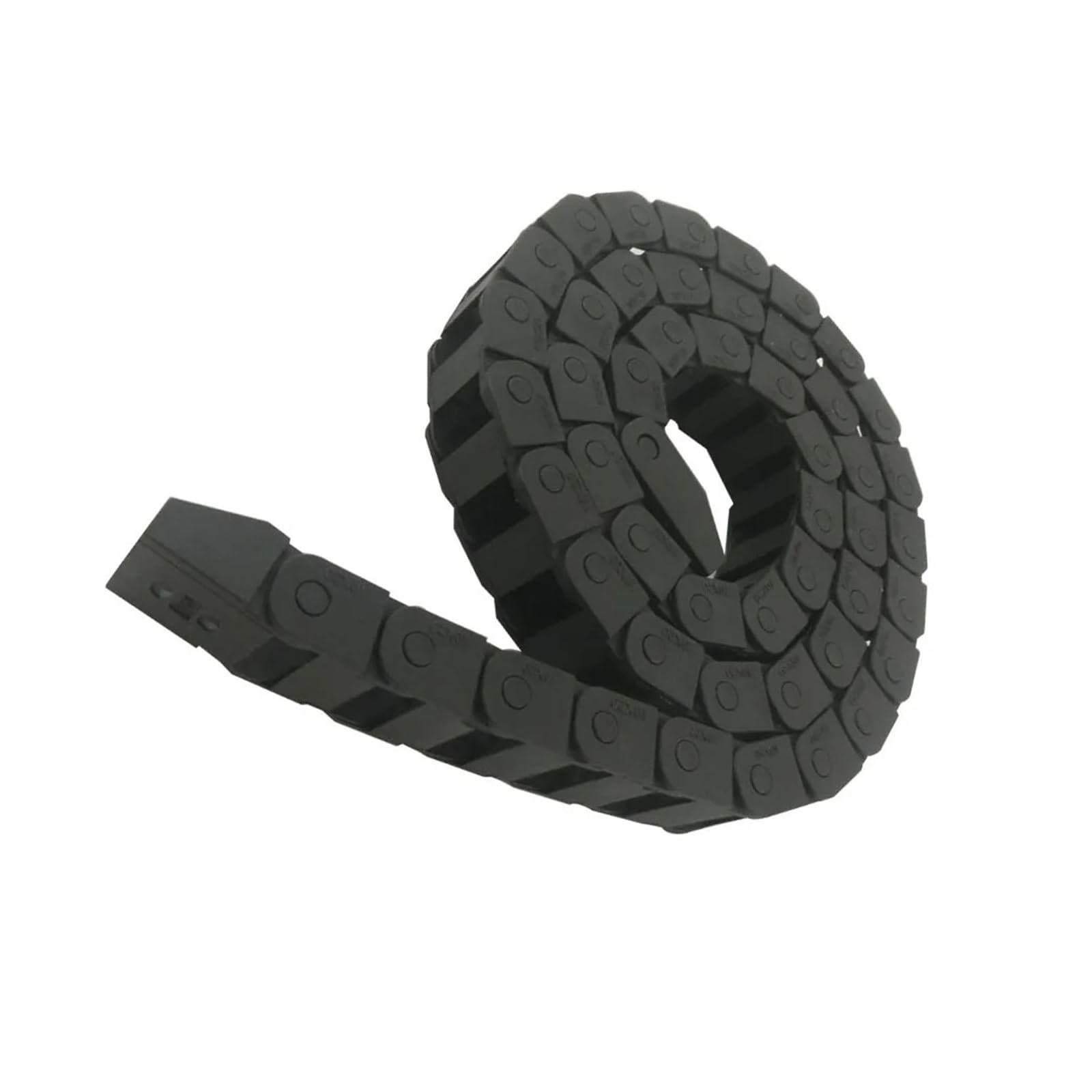 Equipos industriales Cadenas de transmisión 10 x 20 mm Tamaño Interno L1050 mm Cadena de Cable Cadena de Arrastre de Cable de Nailon Reforzado con plástico Cadenas de transmisión