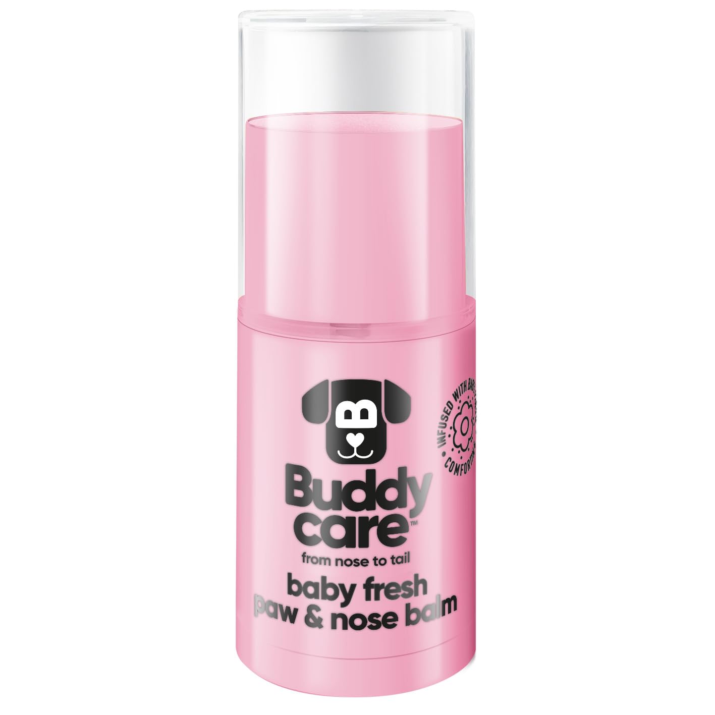 Buddycare Dog Paw & Nose Balm - Baby Fresh Protects & Repairs Dry, Cracked & Chapped Skin | Vegan & Cruelty-Free, Moisturises & Nourishes | Pocket Sized Grooming Accessory — image 1