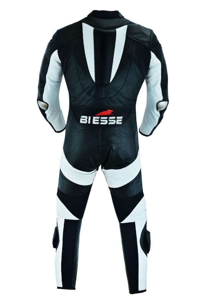 BI ESSE Mono de moto de piel para uso en pista con protecciones profesionale