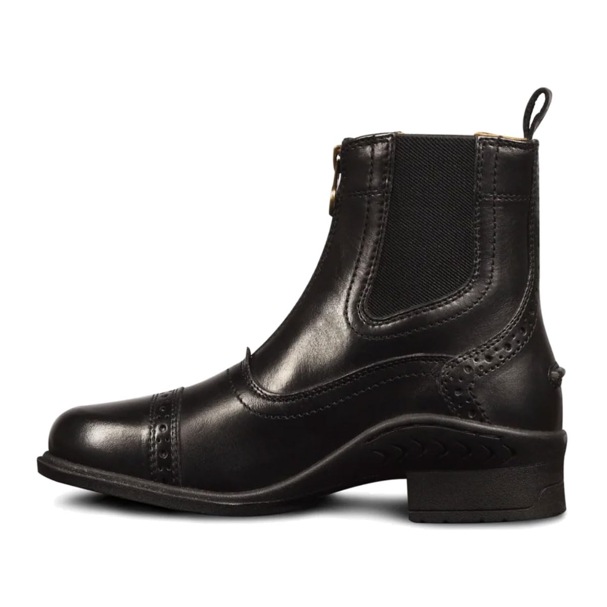Bottes équitation Ovation Finalist – Cuir Noir, Femme, Pointure 6W, Fermeture éclair