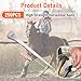 250pcs Horse Shoes, 2.1 Inches E6 Horseshoes Nails, Stainless Steel Horse Shoeing Tools, 2.1