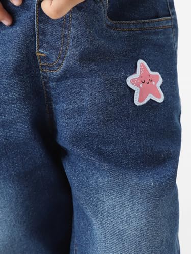 Image of Nautinati Boys Cotton Denim Jeans with Value-Added Detailing | Age 2-10 Years