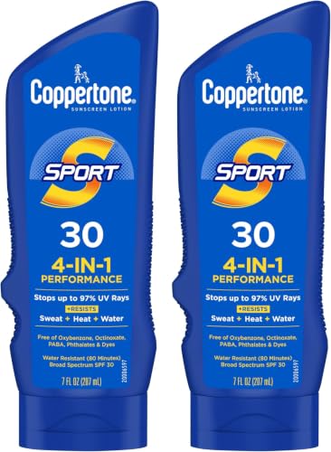 Image of Coppertone SPORT Sunscreen Lotion SPF 30, Value Pack, 7 Fl Oz (Pack of 12)