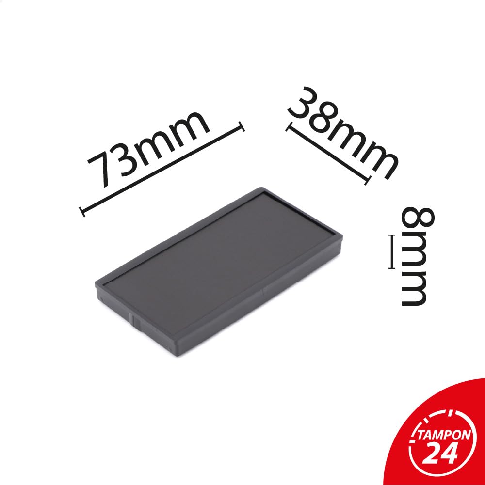 Cassetta di inchiostro per Colop Printer 50 | Cartuccia Colop E/50/1 (confezione da 10 - nero)