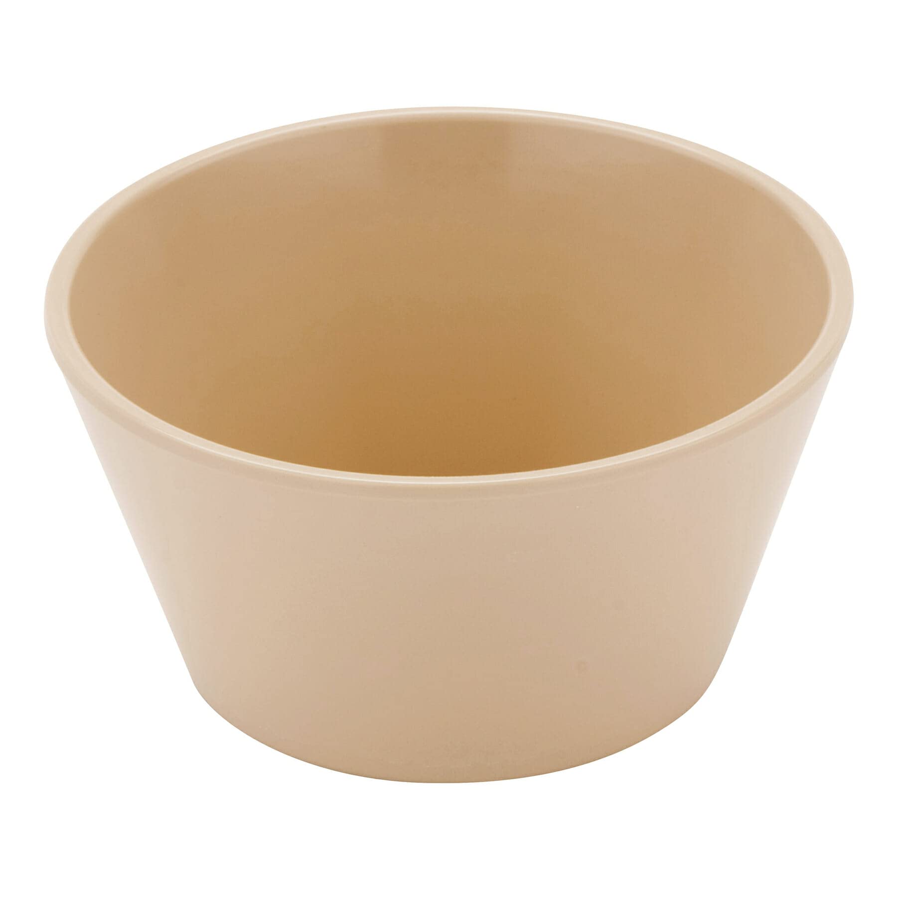 GET BC-007-T Melamine Dessert Bowls, 8 Ounce, Tan (Set of 12)