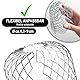 com-four® 4x Dachrinnenschutz für Fallrohre aus verzinktem Stahl - Laubschutz für Rohre von 6,5-9 cm Ø - Blättersieb gegen Verstopfung - Laubfang für Blätter, Äste (Set 7 - Fallrohrschutz Stahl 4x)
