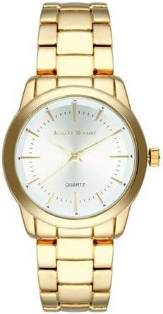Jean BellecourUnisex Adult Analogue Quartz Watch with Stainless Steel Strap REDT14