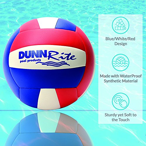 Dunnrite Products Outdoor Pool And Beach Volleyball Choose From Two Colors (Red White And Blue) #TOP2
