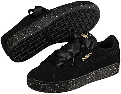 puma vikky platform ribbon noir