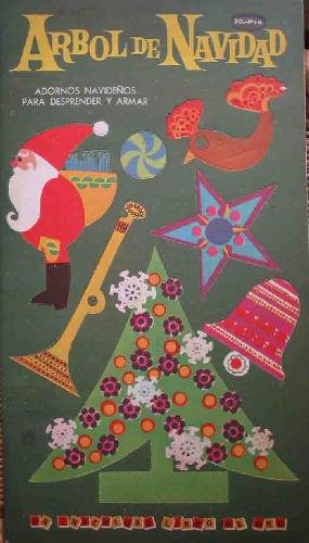 ARBOLES DE NAVIDAD Adornos Navideños Para desprender y armar