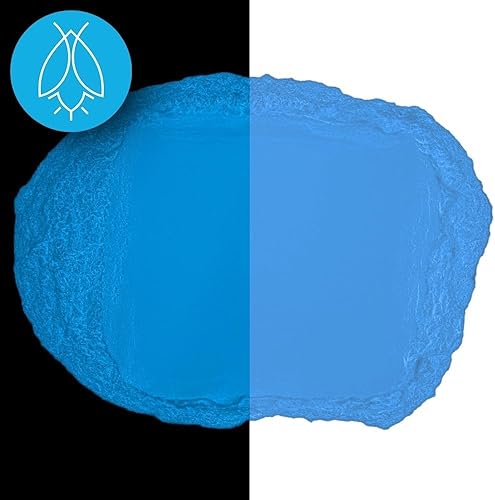 Vista 58 de Glow in The Dark Pigment Powder - Neutral and Fluorescent Color for Art Painting, Fine Art, Nail Art Paint, and DIY Crafts - Long Lasting 10+
