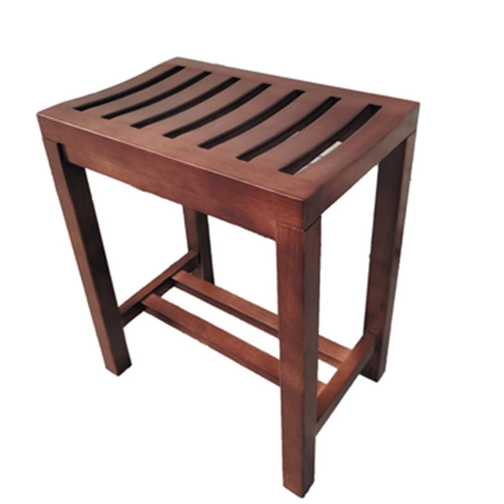 Doccia In Legno Panchina Impermeabile Sgabello Da Bagno Per Anziani Sedia Da Bagno Sedia E Sedile Da Bagno Con Ripiano Di Stoccaggio Bambini O Adulti Antiscivolo Capacità 150 Kg(Color:1)