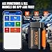 VEVOR Bluetooth 5.0 OBD2 Scanner, Wireless OBDII Scanner Diagnostic Tool, Full System Car Read Code Reader APP for iOS & Android Devices, Auto Scanner for OBDII 1996+ Vehicles
