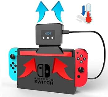 Amazon.co.jp: 任天堂Switch用冷却ファン ZRMRO ハイパワー冷却