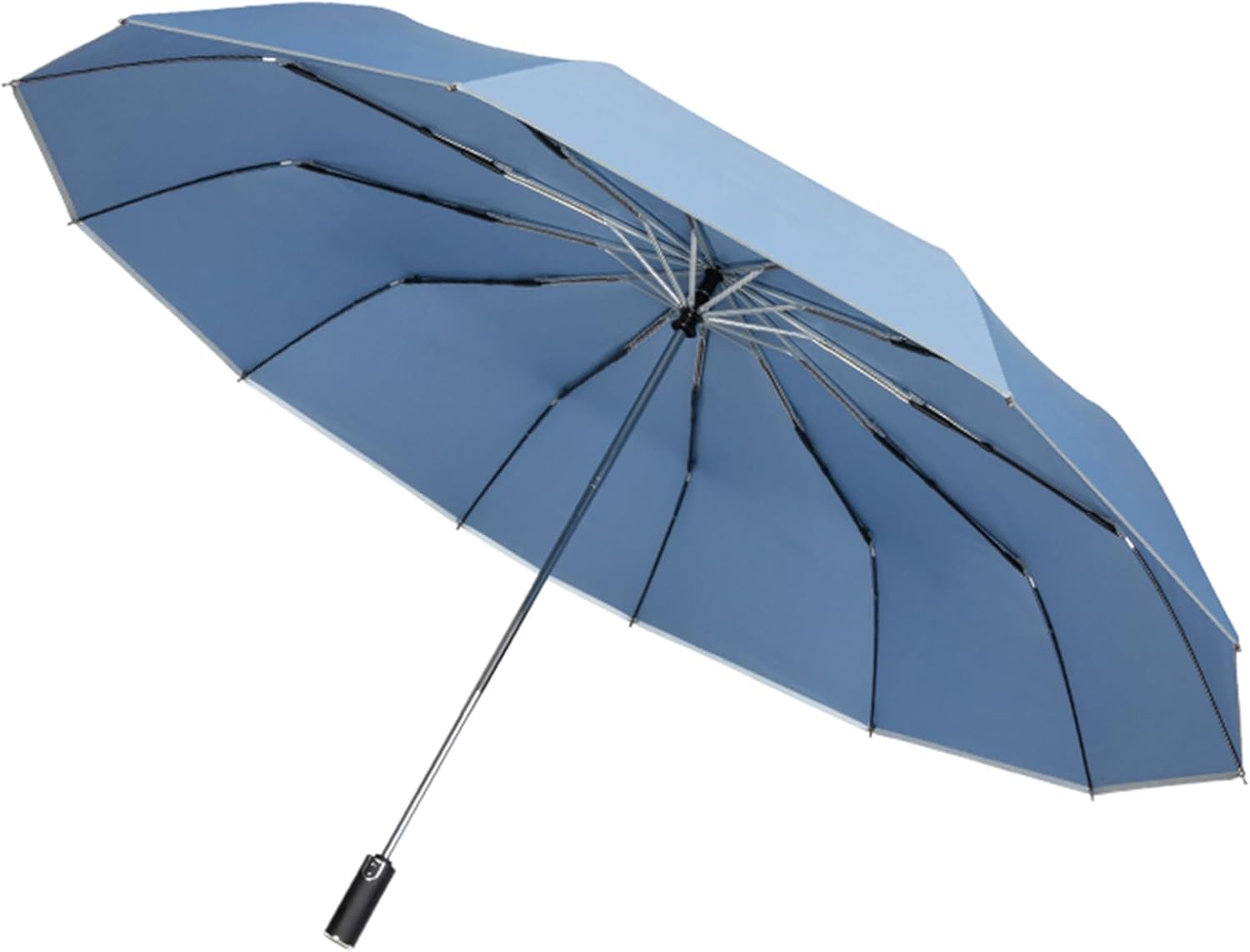 57-Inch Windproof Travel Umbrella - Compact Lightweight, Auto Open/Close, Durable Small Backpack Umbrella for Men & Women, Perfect for Rainy Weather