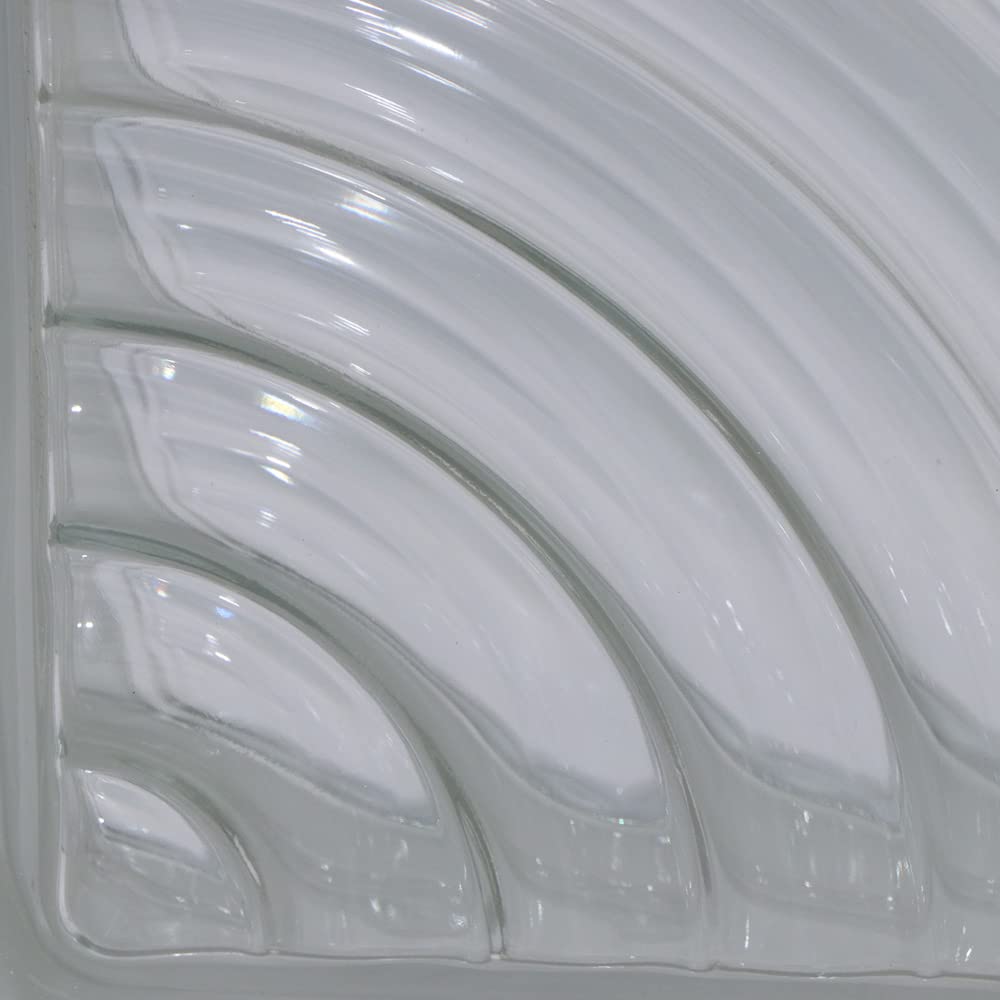 Vetromattoni Rombo Super White - 6 Pezzi 19x19x8cm, Satinati Un Lato