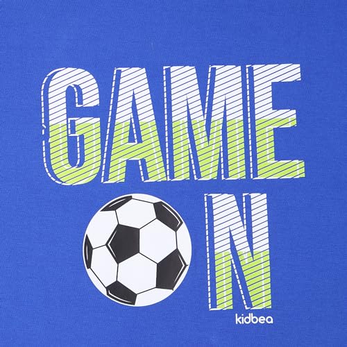 Image of Kidbea Bamboo Soft Fabric T-Shirt for Baby Boy | Game On (5-6 Years) Blue