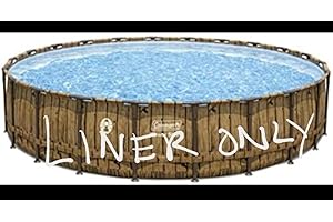 Tough Blue Replacement Liner for 22-Foot Round Coleman Power Steel Pools: Upgrade Your Summer Oasis