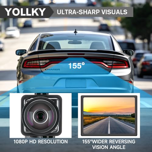 Image of Rear View Backup Camera for Chrysler 300 2011-2014 for Dodge Charger 2011-2014 | High-Clarity Park Assist Camera with Wide-Angle View | Replaces # 56054158AB, 56054158AD, 56054058AH