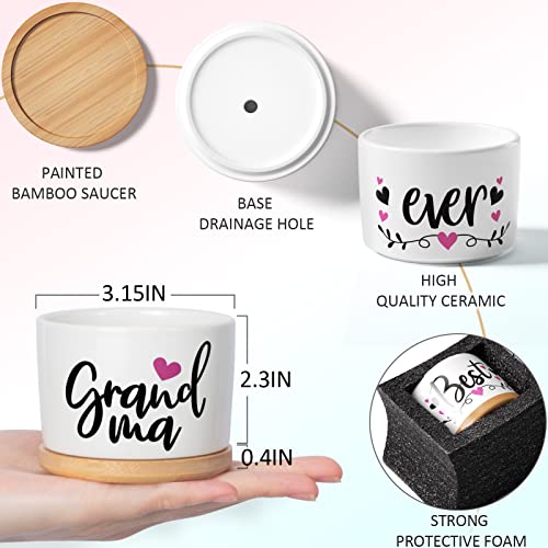 Christmas-Grandma-Gifts-Best-Gifts-for-Grandma-from-Grandchildren-Granddaughter-Best-Grandma-Ever-Succulent-Pots-for-Plants-Indoor-Ceramic-Planter-Gift-Boxed-Cute-Grandma-Birthday-Thanksgiving-Gifts