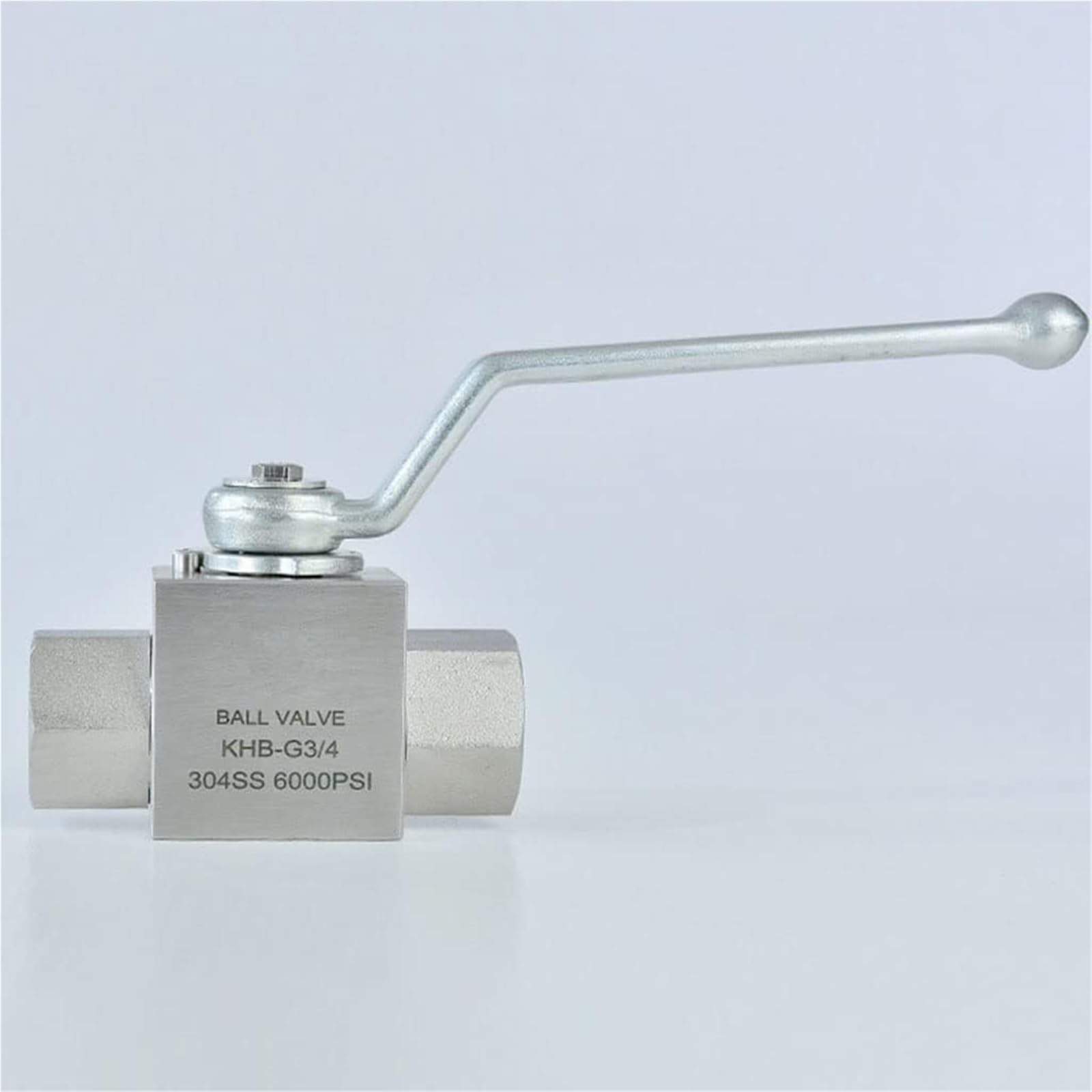 Válvula de bola con palanca de cierre, válvulas for tuberías de aire/agua y gas, de alta presión, de acero inoxidable, resistente a roscas internas, hidráulica, con manija for piscina.(1 1/2")