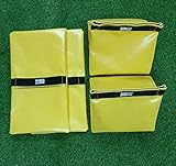Church Products UK Equipo de entrenamiento de agilidad para perros, bolsas de arena para interiores y exteriores, bolsas de arena para jugar en el jardín (saco de arena plano, amarillo)