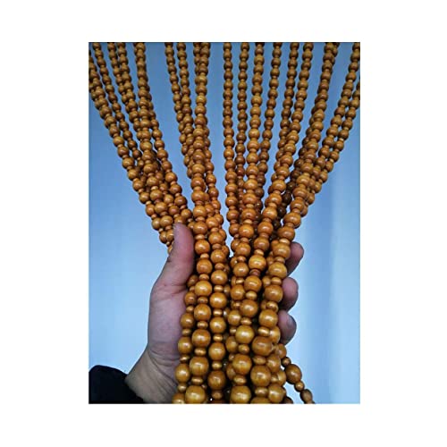 Rideau de perles en bois rétro cloison de chambre 29 rangs