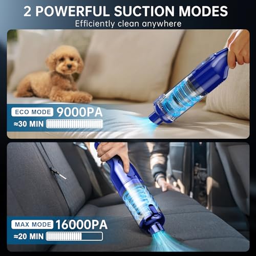Handheldvacuumcordlesscarvacuumwith16000papowerfulsuctionlightweightat13lbsrechargeablevacuumcleanersforhomeofficecarpetswithbrushlessmotormultipleaccessories  Urban Country Home Decor Handheld vacuum cordless car vacuum with 16000pa powerful suction lightweight at 13 lbs rechargeable vacuum cleaners for home office car pets with brushless motor multiple accessories  urban country home decor