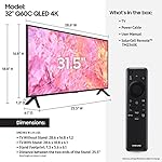SAMSUNG 32-Inch Class QLED 4K Q60C Series Quantum HDR, Dual LED, Object Tracking Sound Lite, Q-Symphony, Motion Xcelerator, Gaming Hub, Smart TV with Alexa Built-in (QN32Q60C, 2023 Model),Titan Gray - Image 2