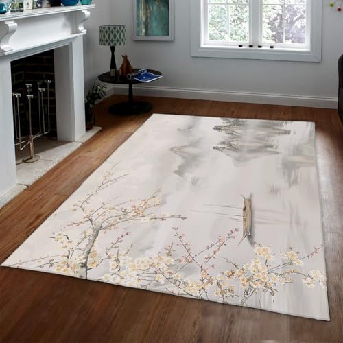 Tapis pour salon lavable résistant aux taches avec envers antidérapant - 2